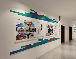 峨眉山企业文化墙用什么材料好？