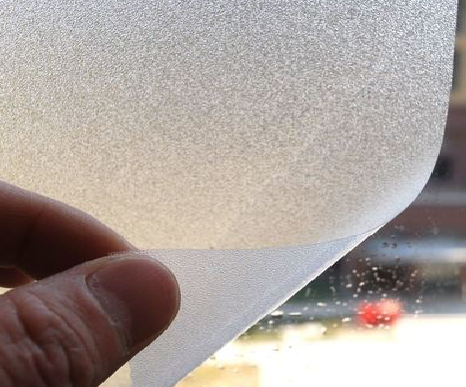 峨眉山玻璃门外面粘广告用什么材料好？